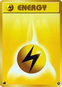 Basic Lightning Energy - 12 - Intro Pack (Bulbasaur) - Pokemon Japan card