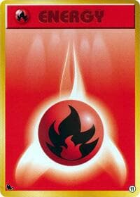 Basic Fire Energy - 11 - Intro Pack (Squirtle) - Pokemon Japan card