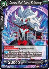 Demon God Towa, Scheming - History of Z - Dragon Ball Super: Masters card