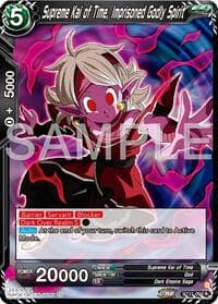 Supreme Kai of Time, Imprisoned Godly Spirit - History of Z - Dragon Ball Super: Masters card