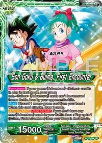 Son Goku // Son Goku & Bulma, First Encounter - History of Z - Dragon Ball Super: Masters card