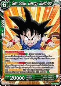 Son Goku, Energy Build-Up - History of Z - Dragon Ball Super: Masters card