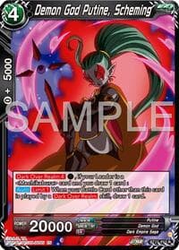 Demon God Putine, Scheming - History of Z - Dragon Ball Super: Masters card