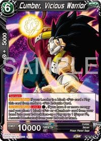 Cumber, Vicious Warrior - History of Z - Dragon Ball Super: Masters card