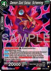 Demon God Salsa, Scheming - History of Z - Dragon Ball Super: Masters card