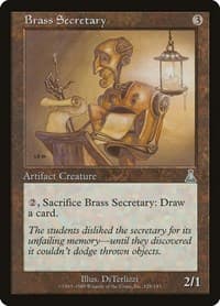Brass Secretary - Urza's Destiny - Magic: The Gathering card