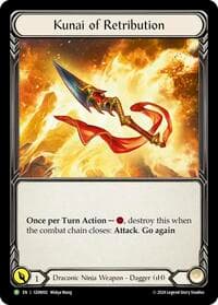 Kunai of Retribution - GEM002 - GEM Pack 1 - Flesh and Blood TCG card