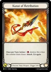 Kunai of Retribution - GEM003 - GEM Pack 1 - Flesh and Blood TCG card