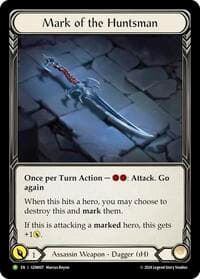 Mark of the Huntsman - GEM007 - GEM Pack 1 - Flesh and Blood TCG card