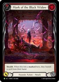 Mark of the Black Widow - GEM021 - GEM Pack 1 - Flesh and Blood TCG card