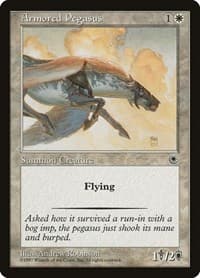 Armored Pegasus - Portal - Magic: The Gathering card