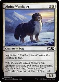Alpine Watchdog - The List Reprints - Magic: The Gathering card