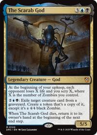 The Scarab God - Commander: Aetherdrift - Magic: The Gathering card