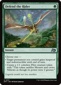 Defend the Rider - Aetherdrift - Magic: The Gathering card
