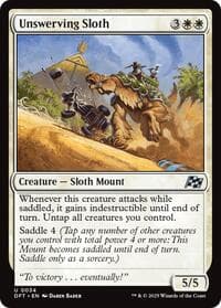 Unswerving Sloth - Aetherdrift - Magic: The Gathering card