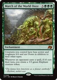 March of the World Ooze - Aetherdrift - Magic: The Gathering card