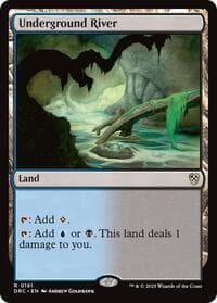 Underground River - Commander: Aetherdrift - Magic: The Gathering card