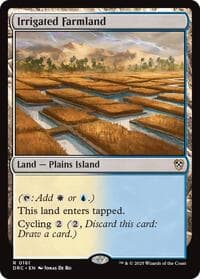 Irrigated Farmland - Commander: Aetherdrift - Magic: The Gathering card