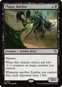 Plague Belcher - Commander: Aetherdrift - Magic: The Gathering card