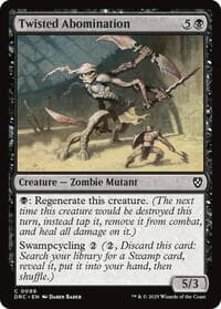 Twisted Abomination - Commander: Aetherdrift - Magic: The Gathering card