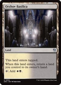 Orzhov Basilica - Commander: Aetherdrift - Magic: The Gathering card