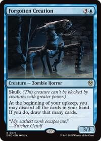 Forgotten Creation - Commander: Aetherdrift - Magic: The Gathering card