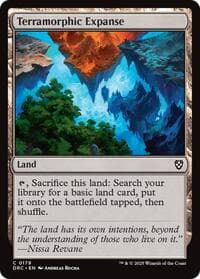 Terramorphic Expanse - Commander: Aetherdrift - Magic: The Gathering card