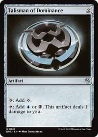 Talisman of Dominance - Commander: Aetherdrift - Magic: The Gathering card
