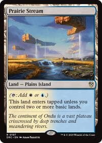 Prairie Stream - Commander: Aetherdrift - Magic: The Gathering card