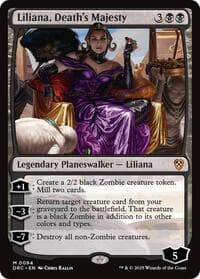 Liliana, Death's Majesty - Commander: Aetherdrift - Magic: The Gathering card
