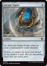 Arcane Signet (0051) - Commander: Aetherdrift - Magic: The Gathering card