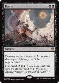 Damn - Commander: Aetherdrift - Magic: The Gathering card