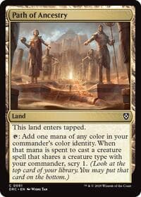 Path of Ancestry (0061) - Commander: Aetherdrift - Magic: The Gathering card