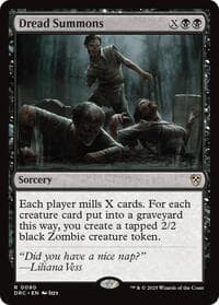 Dread Summons - Commander: Aetherdrift - Magic: The Gathering card