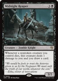 Midnight Reaper - Commander: Aetherdrift - Magic: The Gathering card