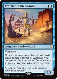Prophet of the Scarab - Commander: Aetherdrift - Magic: The Gathering card