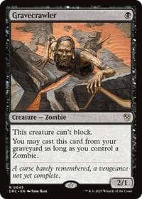 Gravecrawler - Commander: Aetherdrift - Magic: The Gathering card