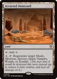 Accursed Duneyard - Commander: Aetherdrift - Magic: The Gathering card