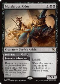 Murderous Rider - Commander: Aetherdrift - Magic: The Gathering card