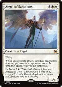 Angel of Sanctions - Commander: Aetherdrift - Magic: The Gathering card
