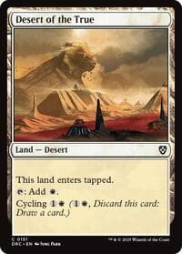 Desert of the True - Commander: Aetherdrift - Magic: The Gathering card
