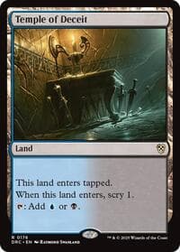 Temple of Deceit - Commander: Aetherdrift - Magic: The Gathering card