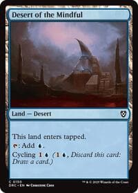 Desert of the Mindful - Commander: Aetherdrift - Magic: The Gathering card