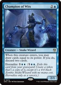 Champion of Wits - Commander: Aetherdrift - Magic: The Gathering card