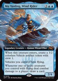 Mu Yanling, Wind Rider (Extended Art) - Aetherdrift - Magic: The Gathering card