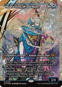 Mu Yanling, Wind Rider (Showcase) (Fracture Foil) - Aetherdrift - Magic: The Gathering card
