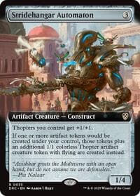Stridehangar Automaton (Extended Art) - Commander: Aetherdrift - Magic: The Gathering card