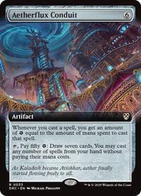 Aetherflux Conduit (Extended Art) - Commander: Aetherdrift - Magic: The Gathering card