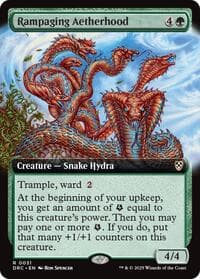 Rampaging Aetherhood (Extended Art) - Commander: Aetherdrift - Magic: The Gathering card
