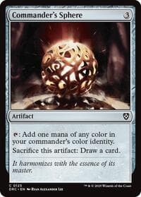 Commander's Sphere - Commander: Aetherdrift - Magic: The Gathering card
